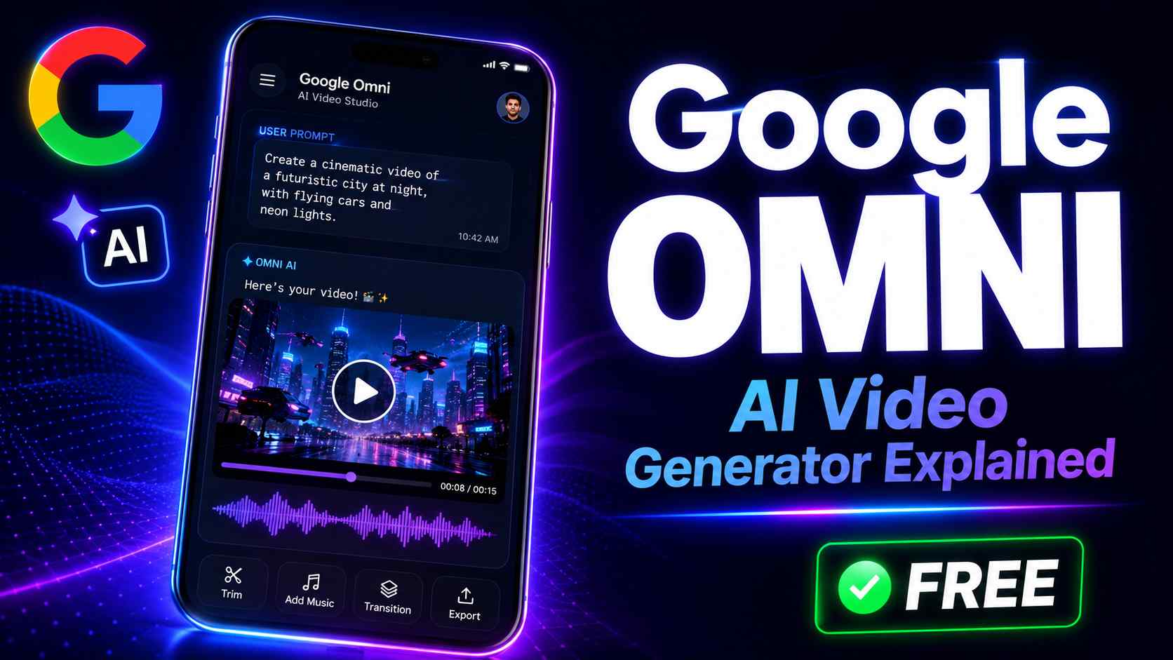 Google omni ai video generator explained free vs paid 2026